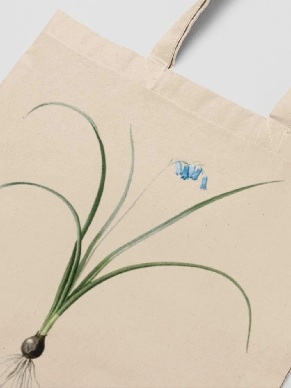 Brimeura Vintage Floral Print Graphic Canvas Tote Bag